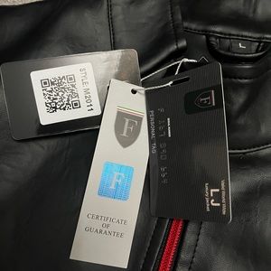 Black Large Italian Leather Jacket